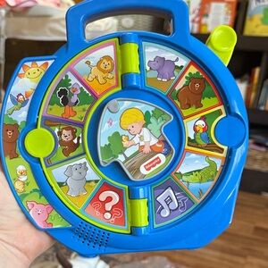 Fisher-Price Blue Animal Sound Learning Wheel